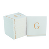 Luxe Party - Cocktail Napkins - White Gold Monogram