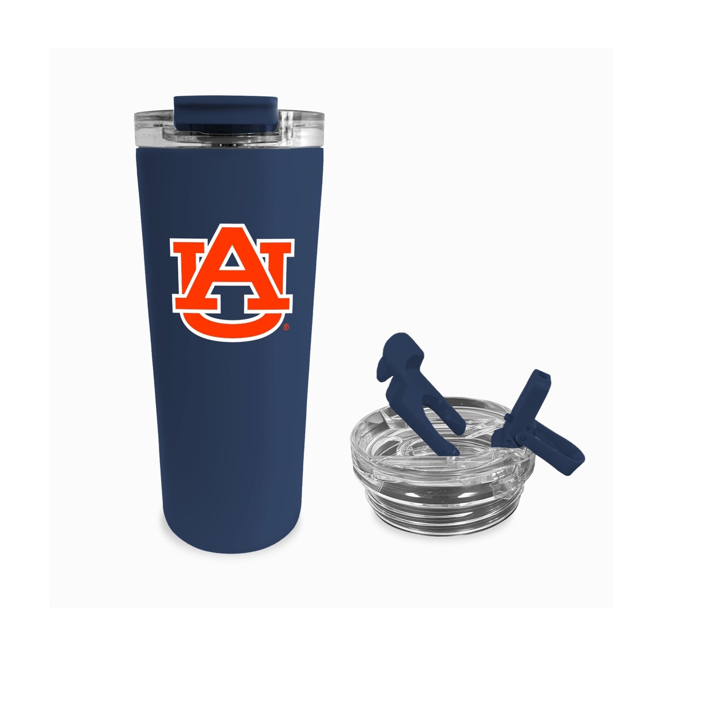 Fanatics - 24oz Dual Lid Tumbler - Soft Touch Finish - Collegiate