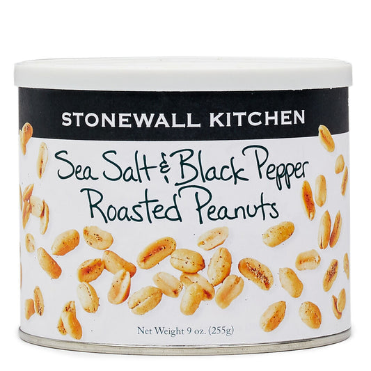 Stonewall Kitchen - Sea Salt Black Pepper Roasted Peanuts - Findlay Rowe Designs