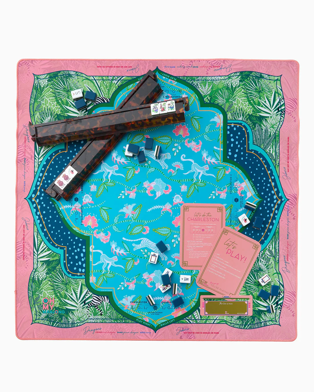 Oh My Mahjong - Mahjong Mat with Tube - Serengeti - Findlay Rowe Designs