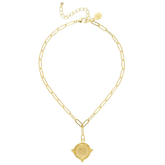 Susan Shaw - Necklace - Coin Paperclip - Findlay Rowe Designs