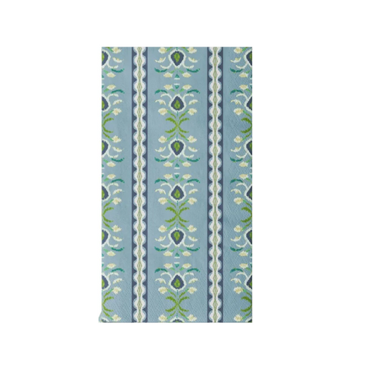 Laura Park - Guest Towel Napkins - Rosemary Stripe French Blue - Findlay Rowe Designs