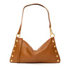 Hammitt - Kyle Medium Mahogany Pebble Brushed Gold - Red Zip - Findlay Rowe Designs