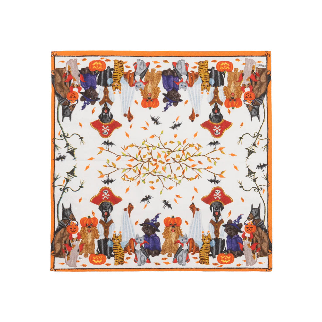 Caspari - Cocktail Napkins - Halloween Pets - Findlay Rowe Designs