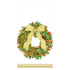 Caspari - Guest Towel Napkins - Magnolia Wreath