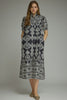Entro - Dress - Maxi Ornamental - Black - Findlay Rowe Designs