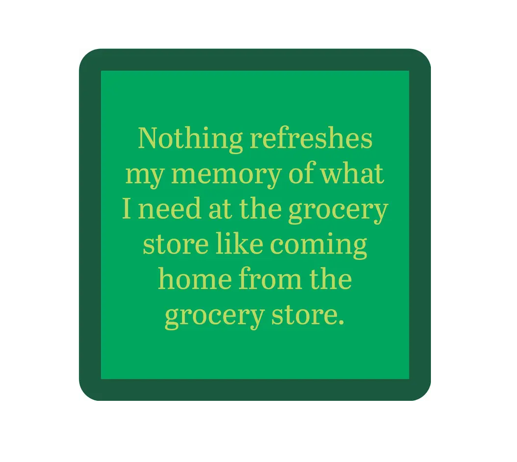 Drinks on Me Coaster - Grocery Store - Findlay Rowe Designs