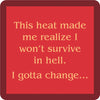 Drinks on Me Coaster - Hell - Findlay Rowe Designs