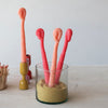 Candle - Taper - Fuchsia Flamingo Shaped Unscented - Set 2 - Findlay Rowe Designs