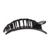 Teleties - Flat Round Hair Clip - Jet Black Quilted - Large - Findlay Rowe Designs