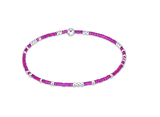 Enewton - Hope Unwritten Sterling Bracelet - Fuchsia