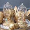 Ornament - Gold Nativity Cloche - LED 5 Inch