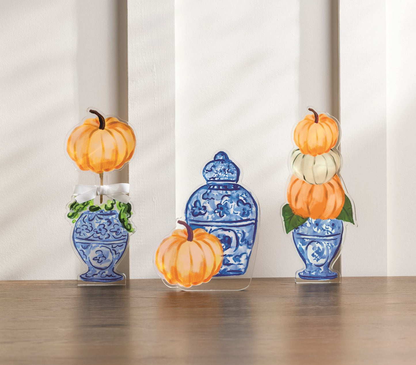 Mud Pie - Acrylic Sitters - Pumpkin Topiary - Findlay Rowe Designs