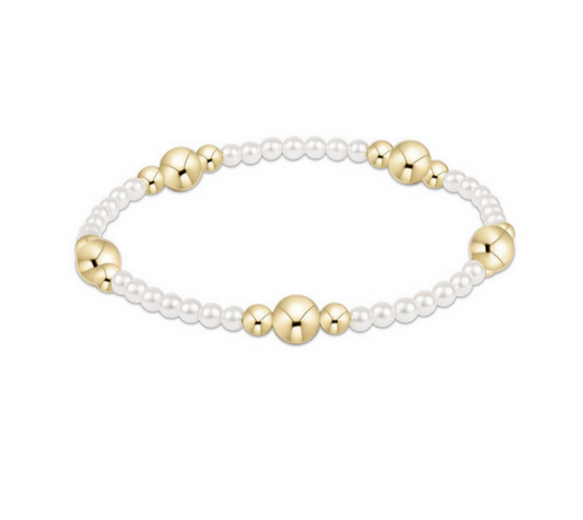 Enewton - Purpose Gold 6mm Pearl Bracelet - Findlay Rowe Designs
