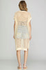 Sweater - Duster Fishnet - Cream - Findlay Rowe Designs