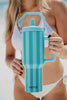 Katydid - Tumbler 40oz - Cabana Stripe - Findlay Rowe Designs