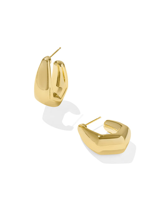 Kendra Scott - Earring - Kaia Small Hoop - Gold - Findlay Rowe Designs