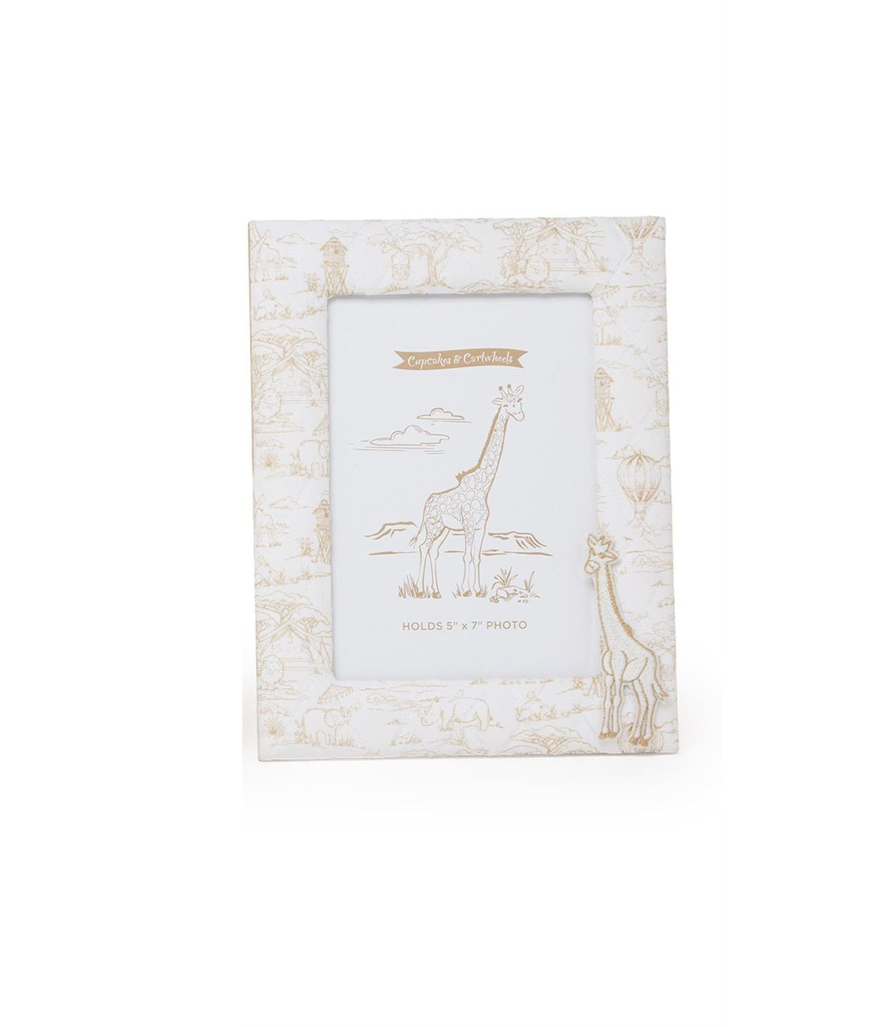 Frame - 5x7 - Sweet Safari Quilted - Giraffe Tan - Findlay Rowe Designs