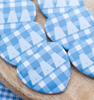 Swag - Gingham Heart Button - Sorority