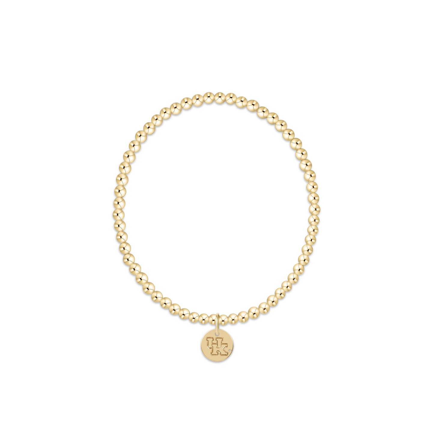 Enewton - Extends ECollegiate Classic Gold 3mm Bracelet - Tennessee Disc - Findlay Rowe Designs