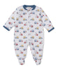 Kissy Kissy - Zip Footie - Diggers - Findlay Rowe Designs
