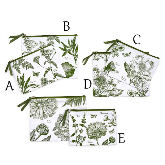 Accessory Pouch - Botanical Print - Assorted - Findlay Rowe Designs