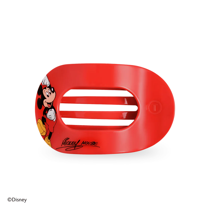 Teleties - Flat Round Hair Clip - Mickey Mouse - Medium - Findlay Rowe Designs