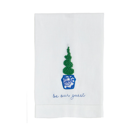 Mud Pie - Towel - Boxwood Embroidered - Findlay Rowe Designs