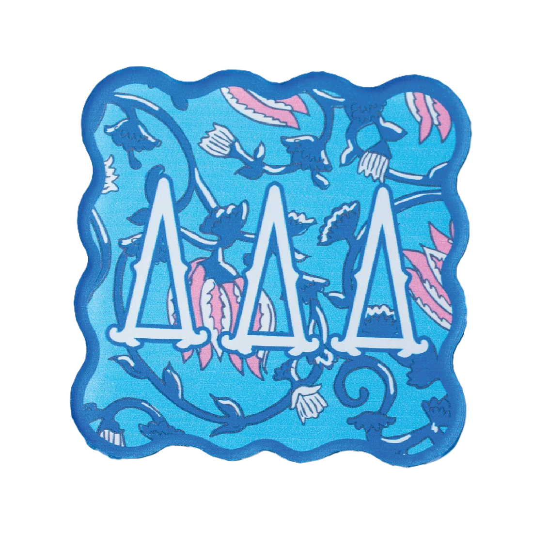 Swag - Acrylic Coaster - Sorority Block Print