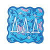 Swag - Acrylic Coaster - Sorority Block Print