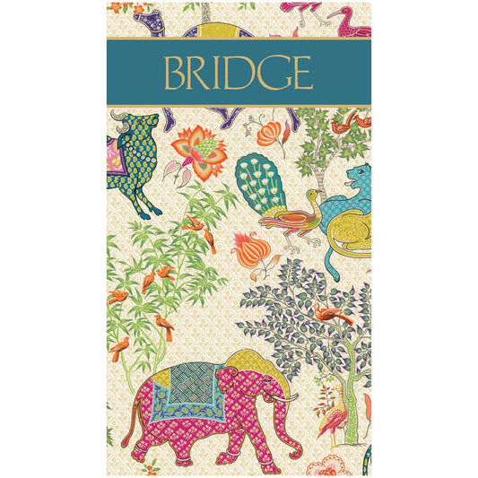 Caspari - Le Jardin De Mysore Bridge Score Pad - Findlay Rowe Designs