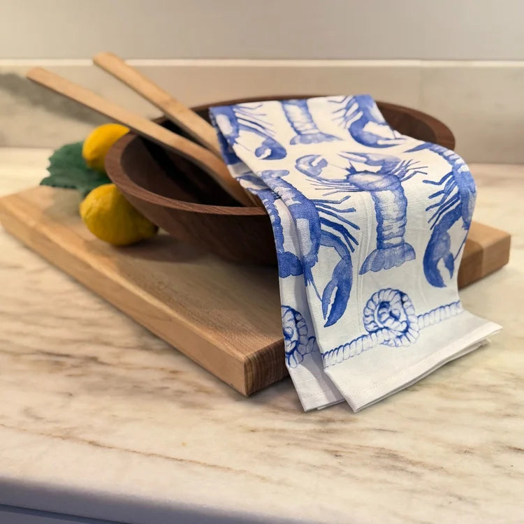 Ramsay Gourd Home - Tea Towel - Lobster - Aquamarine