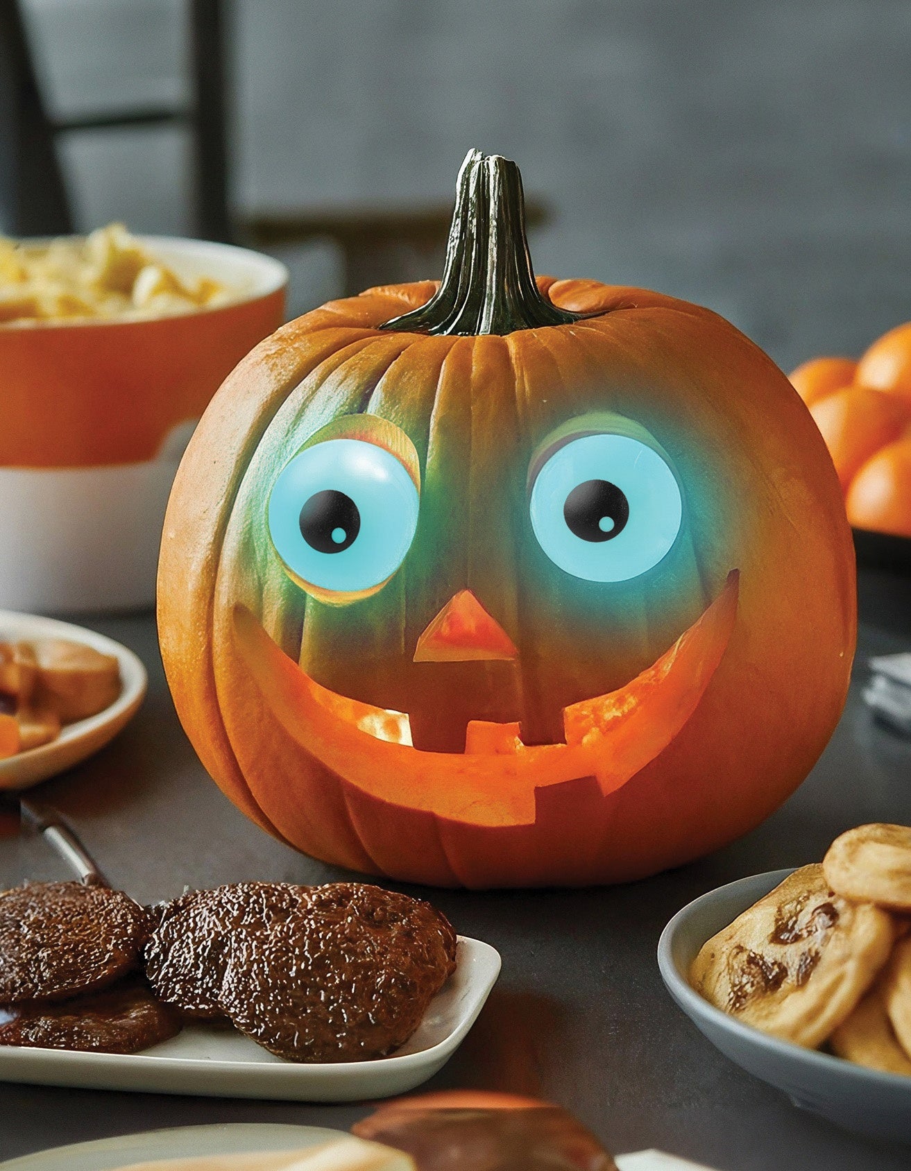 Jack-O-Lantern - Light Up Eyeballs - Findlay Rowe Designs