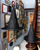 Witch Hat - Faux Wicker Woven - 15in