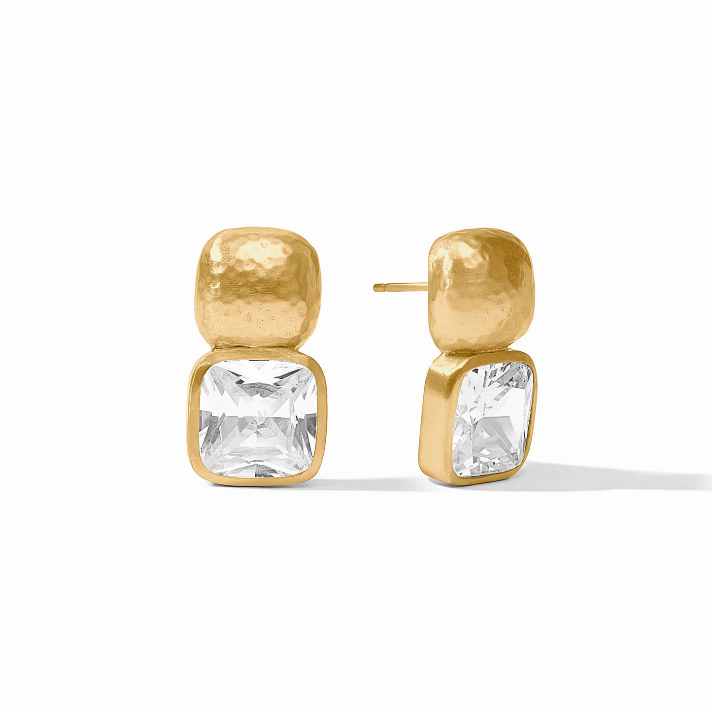 Julie Vos - Earring - Catalina - Cubic Zirconia - Gold