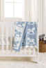 Mud Pie - Baby Blanket - Rocking Horse Chenille
