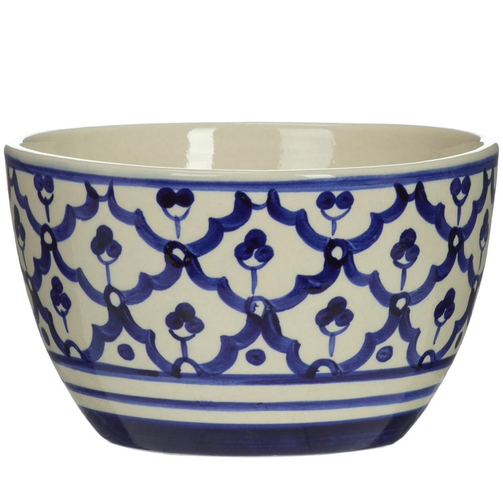 Vase - 3.5 x 6 Ceramic - Blue White - Findlay Rowe Designs