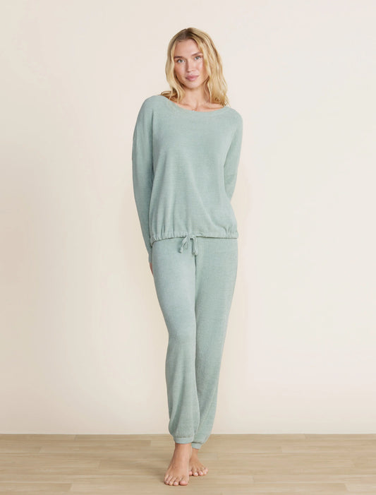 Barefoot Dreams- CozyChic Ultra Lite® Slouchy Pullover Beach Glass