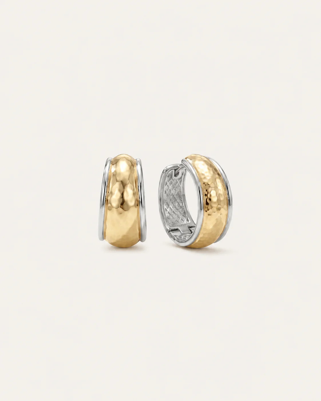 Natalie Wood - Earrings - Reflection Mini Hoop - Gold/ Silver - Findlay Rowe Designs