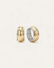 Natalie Wood - Earrings - Reflection Mini Hoop - Gold/ Silver - Findlay Rowe Designs