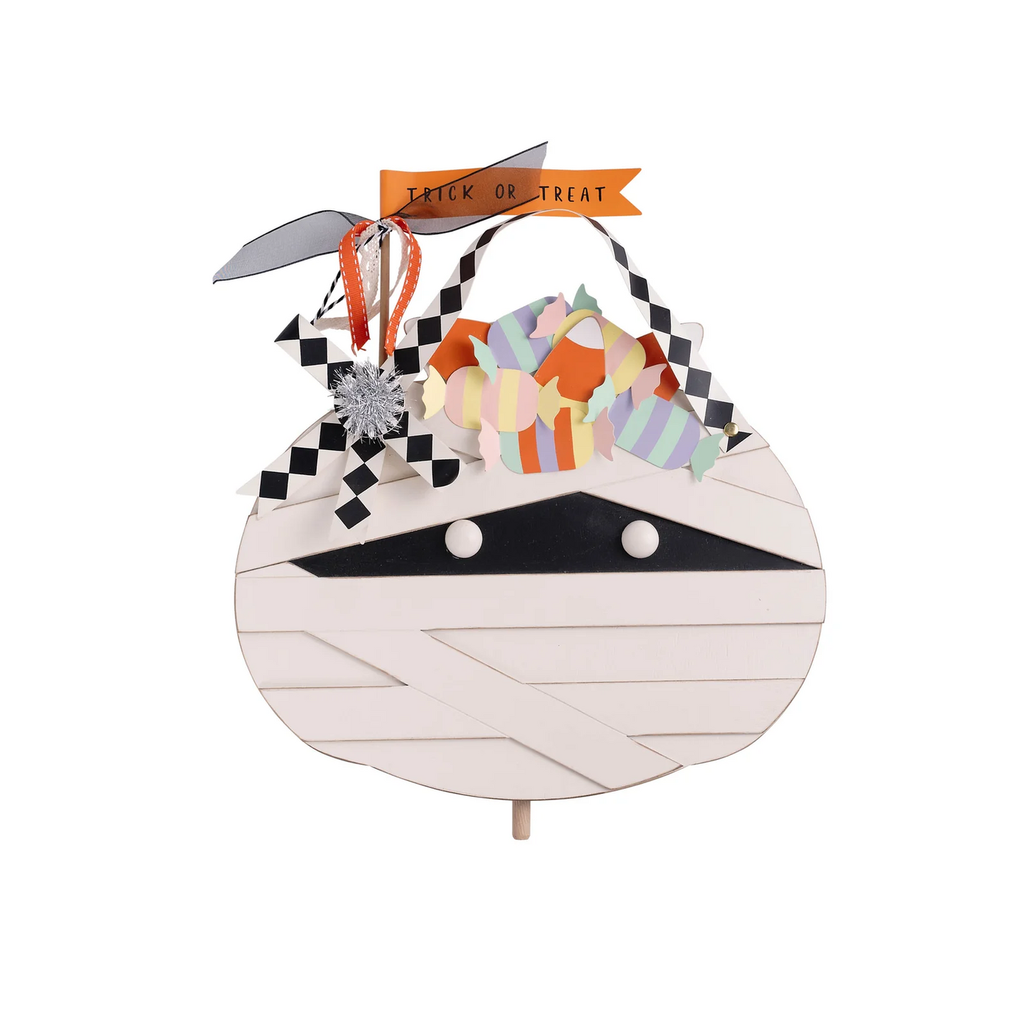 Glory Haus - Wood Topper - Mummy Candy Pail - Findlay Rowe Designs
