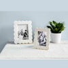 Mud Pie- Scalloped Marble Frame