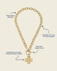 Susan Shaw - Necklace - Cross Toggle Necklace - Gold - Findlay Rowe Designs