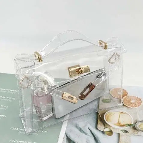 Gameday Luxe - Mini Andrea Clear Bag - Findlay Rowe Designs