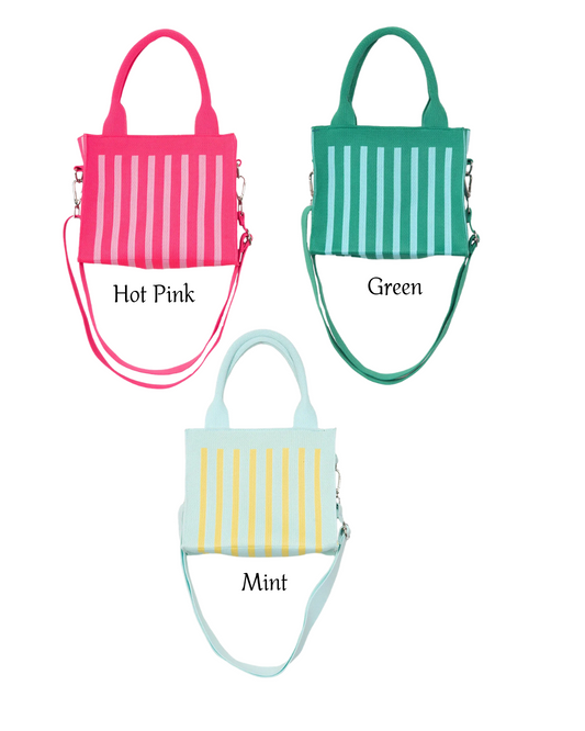 Katydid - Cabana Canvas Tote - Striped - Findlay Rowe Designs