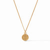 Julie Vos - Necklace - Fleur-de-Lis Solitaire - Pearl - Gold - Findlay Rowe Designs