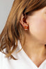 CANVAS- Football Enamel Stud Earrings in Brown - Findlay Rowe Designs
