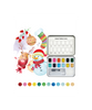 Grabie - Watercolor Pocket Set Of 12 With Brush - Holiday Colors - Findlay Rowe Designs