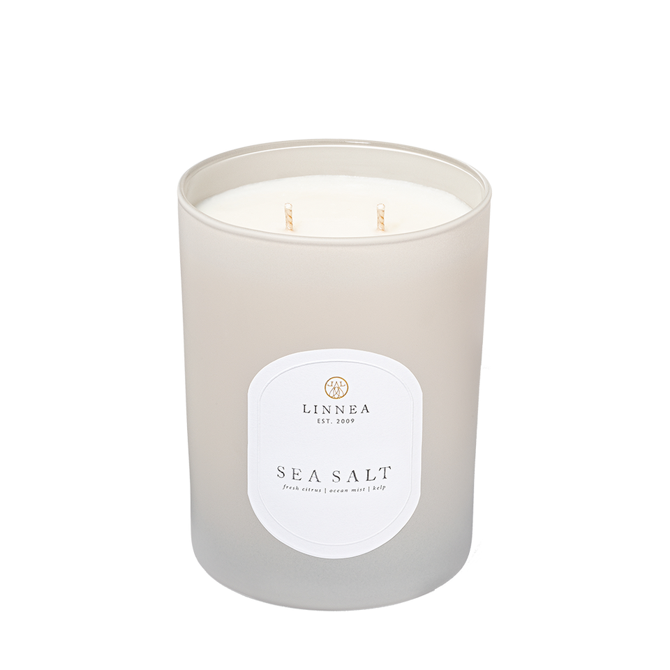 Linnea - 2-Wick Candle - Sea Salt - Findlay Rowe Designs