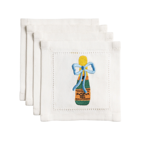Mud Pie - Cocktail Napkin - Cotton Embroidered - Findlay Rowe Designs